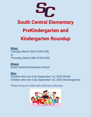 2024-2025 Pre-K & Kindergarten Roundup