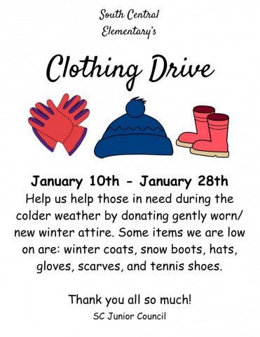 SCE Clothing Drive