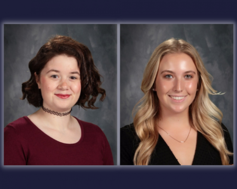 Jolie Klimczak, Valedictorian (left) & Camryn Young, Salutatorian (right)