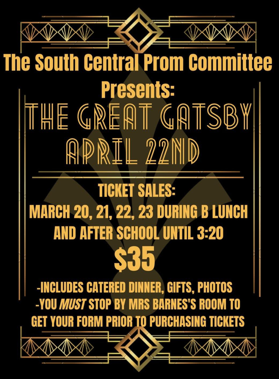 SCHS Prom Committee Presents: The Great Gatsby